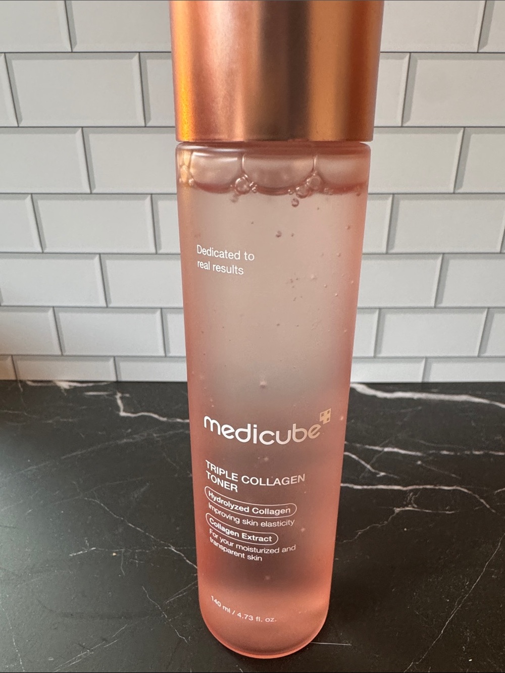 Medicube Triple Collagen Toner — Rose Gold
